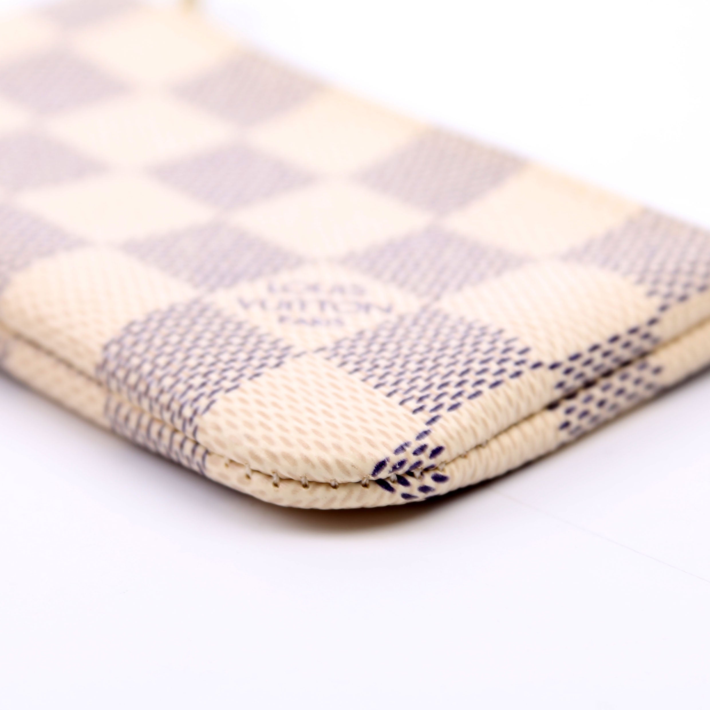 Pochette Cles Damier Azur