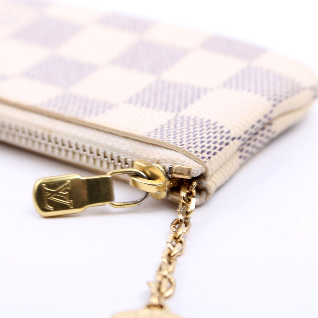 Pochette Cles Damier Azur