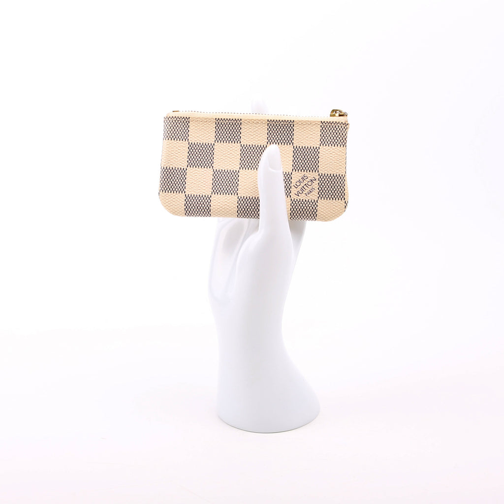 Pochette Cles Damier Azur