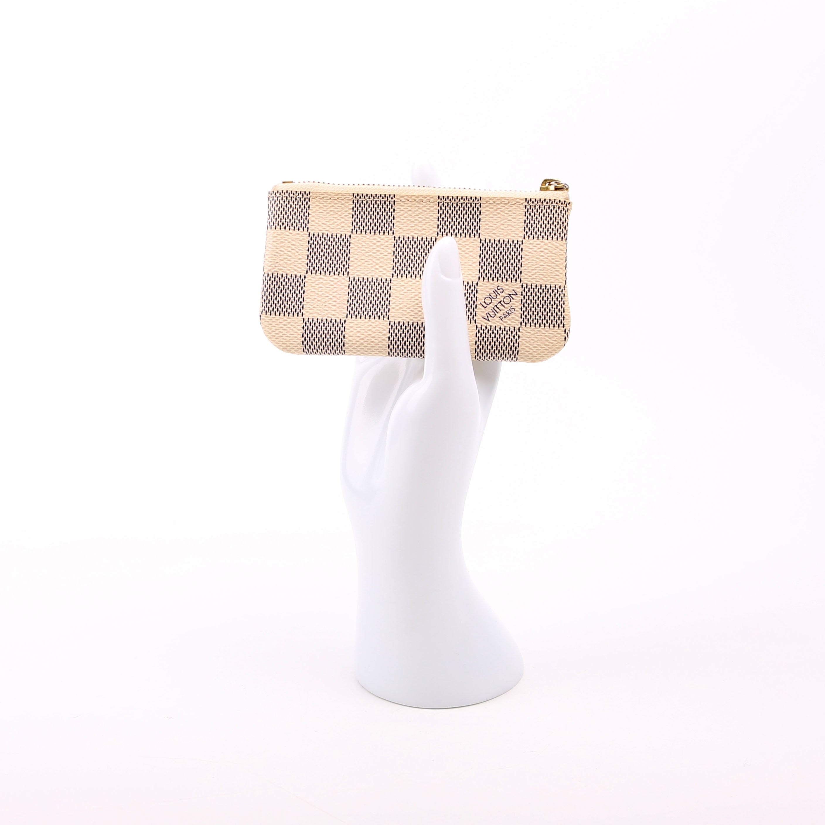 Pochette Cles Damier Azur