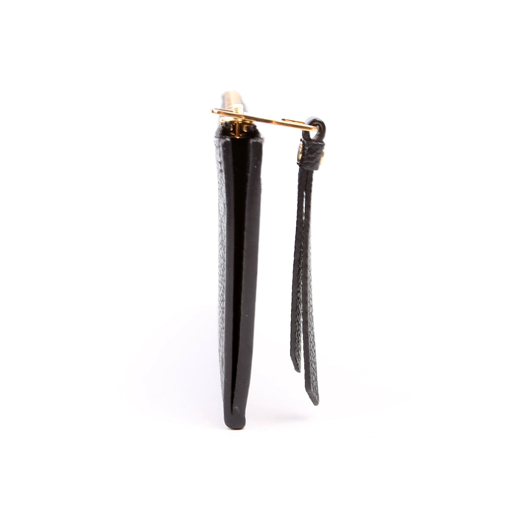Porte Cartes Zip Empreinte Black