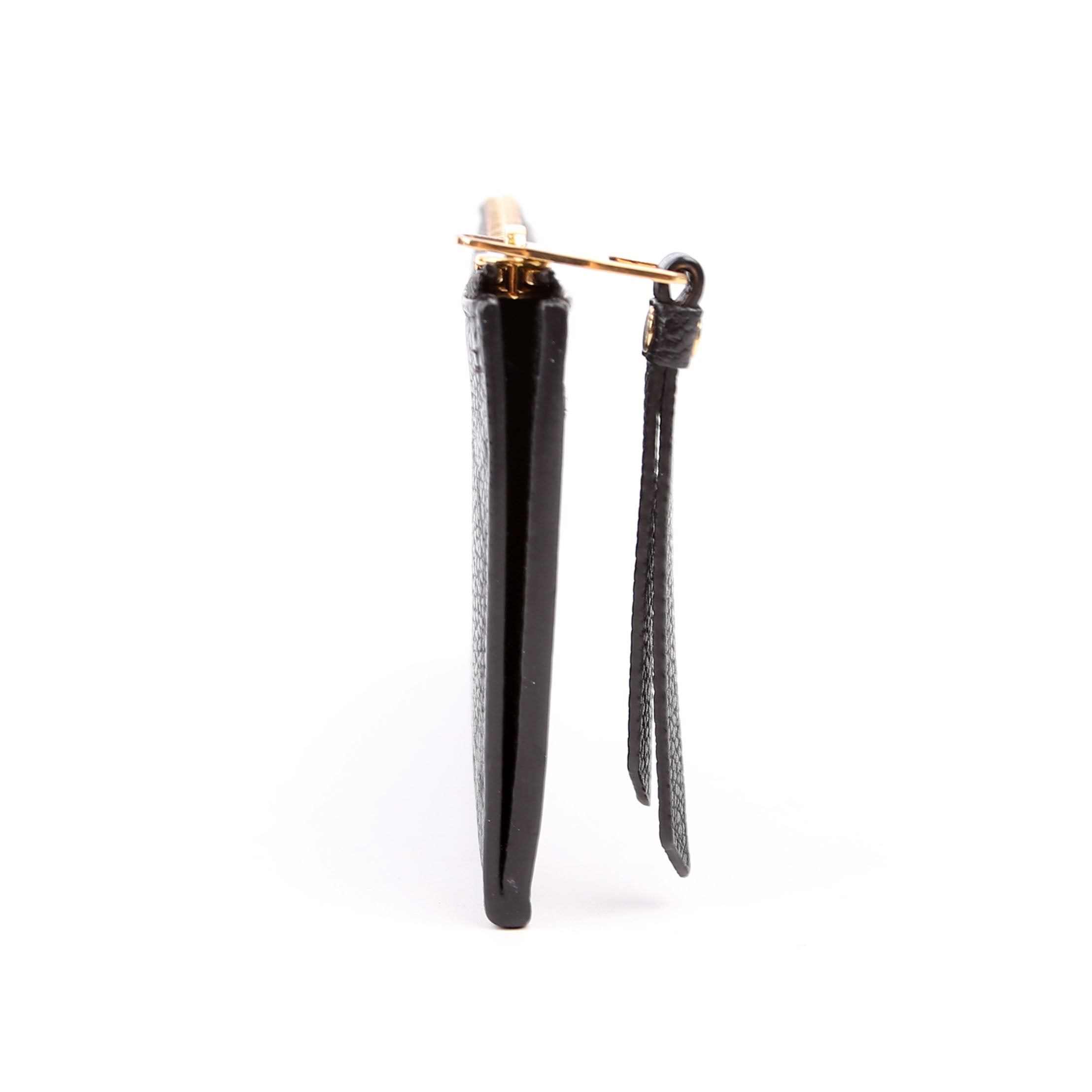 Porte Cartes Zip Empreinte Black