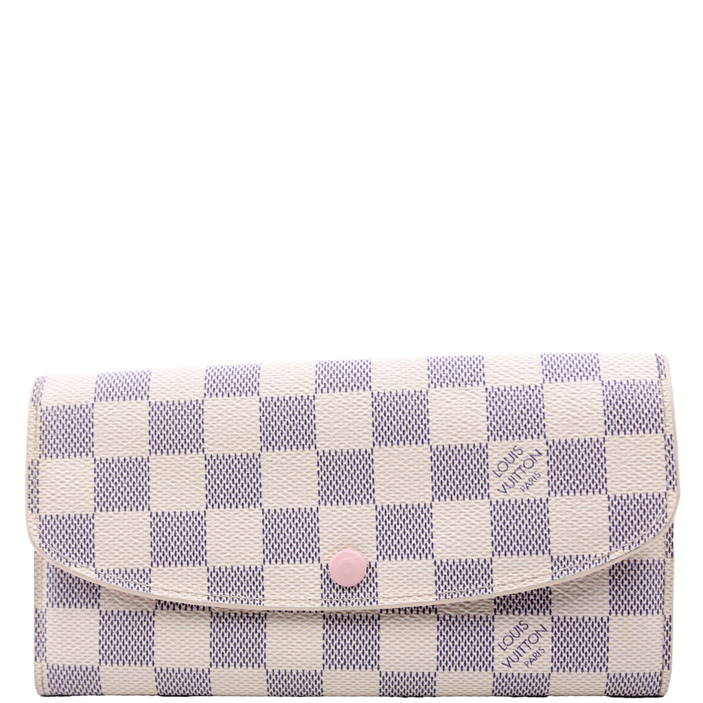 Emilie Wallet Damier Azur Newer