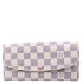 Emilie Wallet Damier Azur Newer