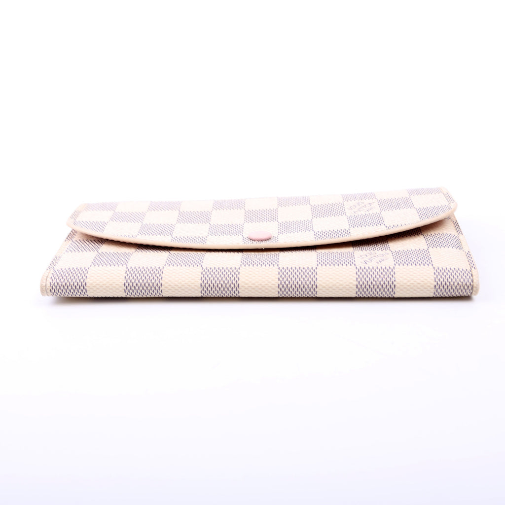 Emilie Wallet Damier Azur Newer