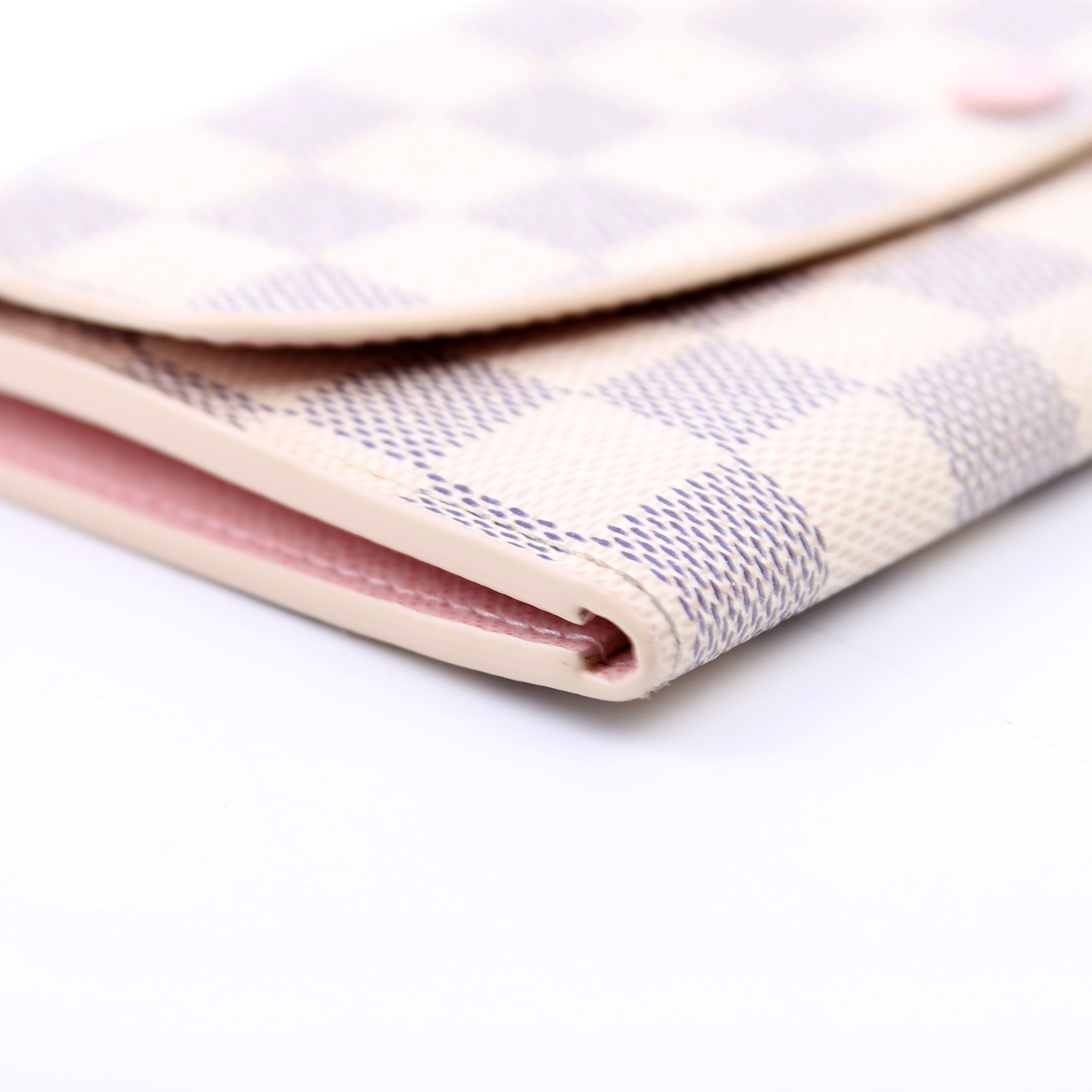 Emilie Wallet Damier Azur Newer