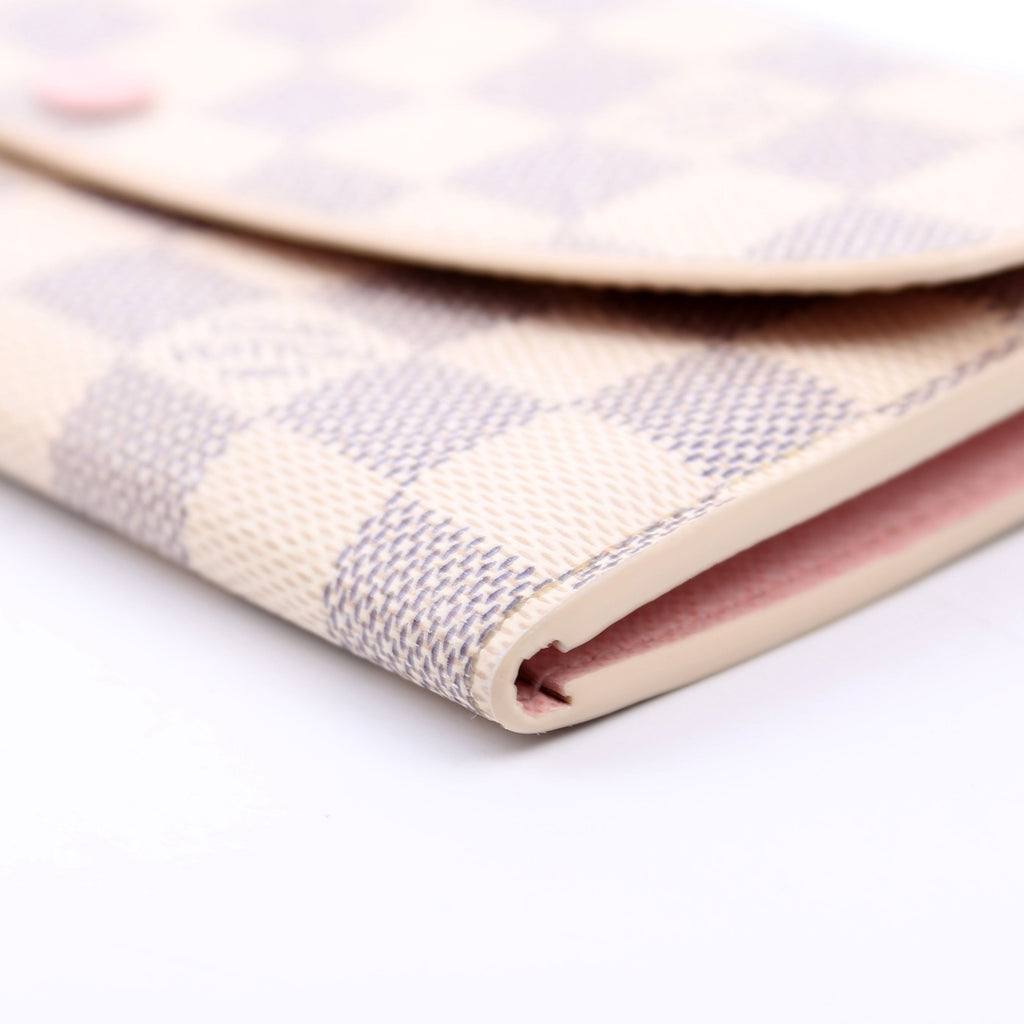 Emilie Wallet Damier Azur Newer