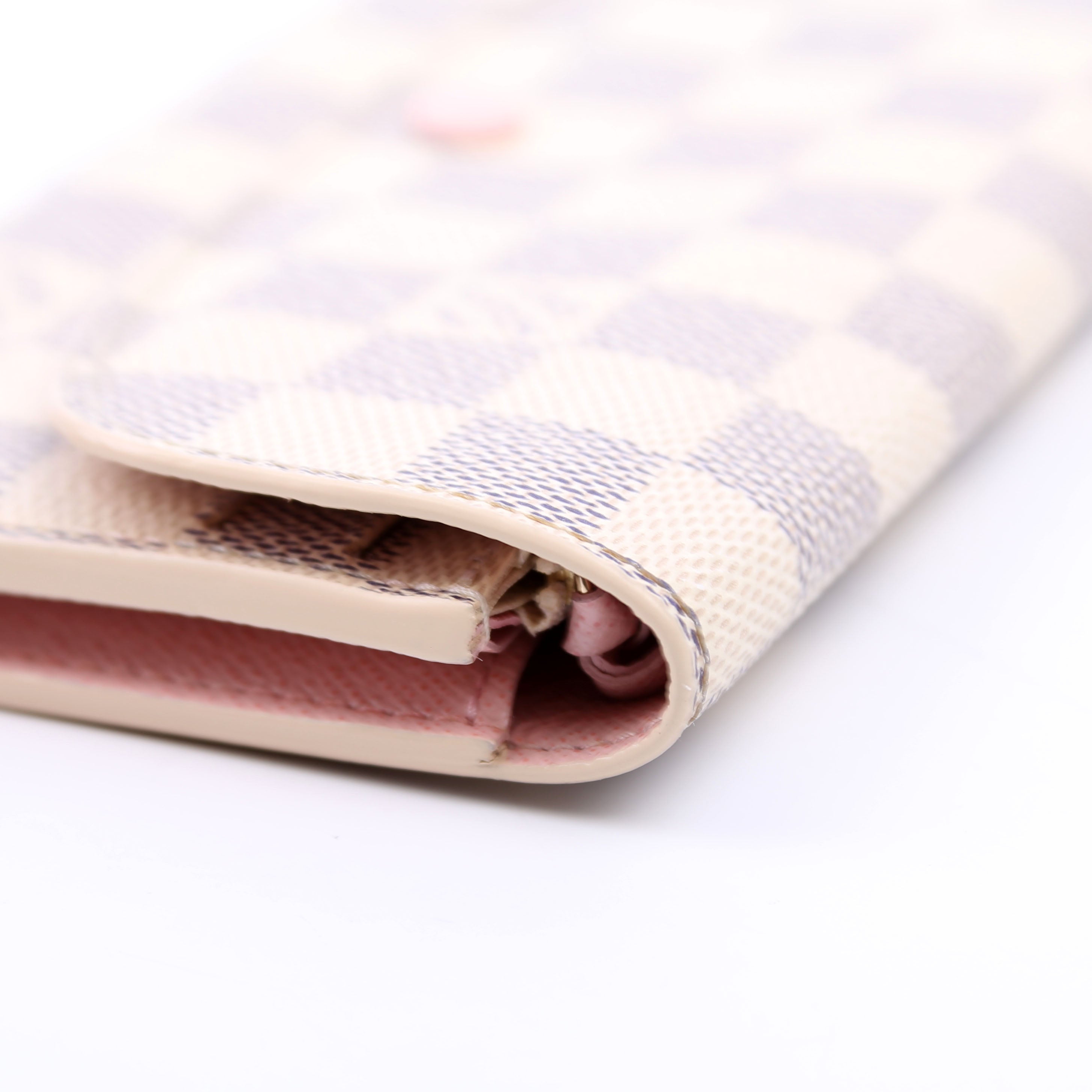 Emilie Wallet Damier Azur Newer