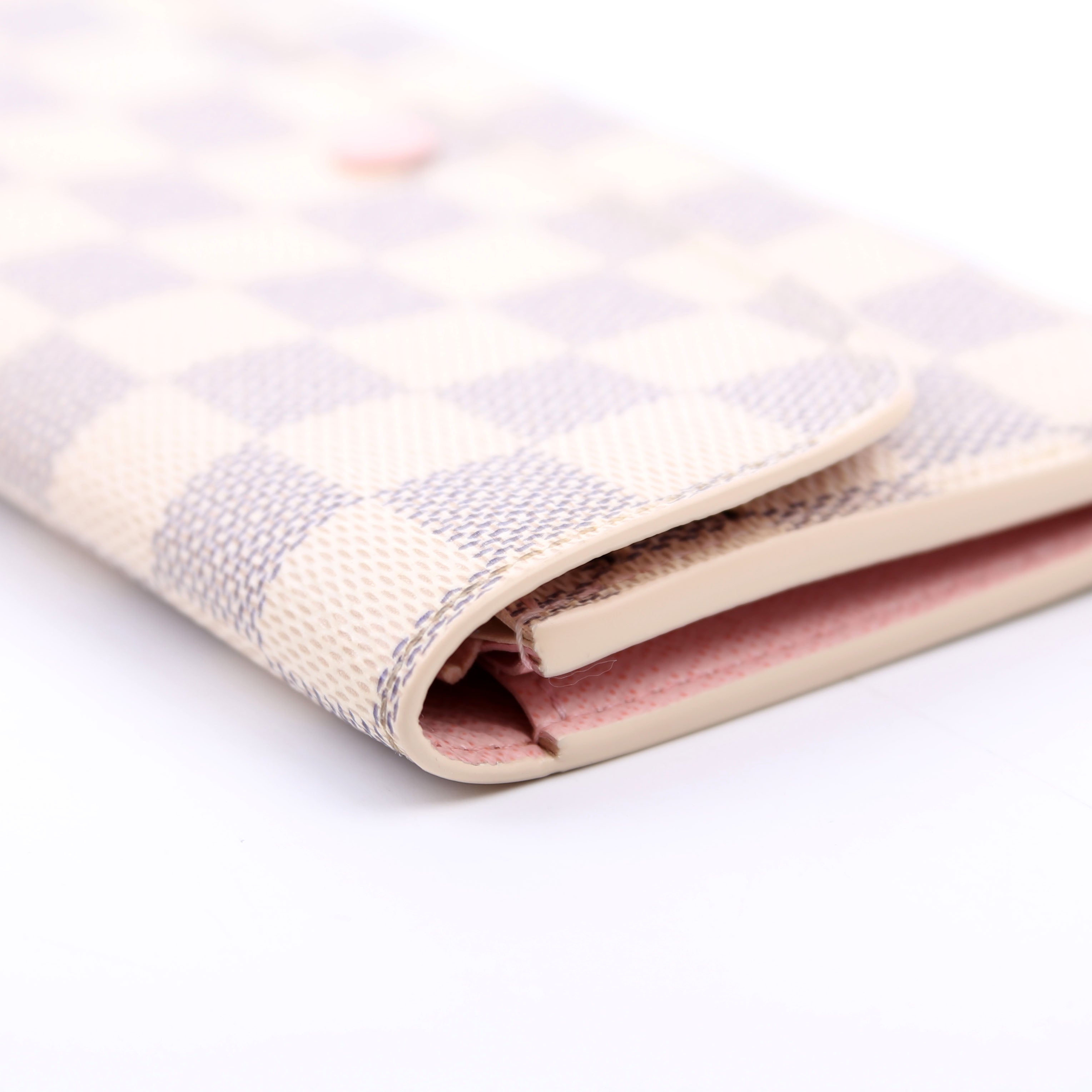 Emilie Wallet Damier Azur Newer