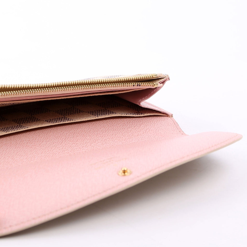 Emilie Wallet Damier Azur Newer