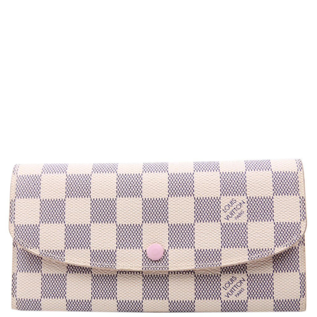 Emilie Wallet Damier Azur Newer