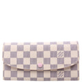 Emilie Wallet Damier Azur Newer