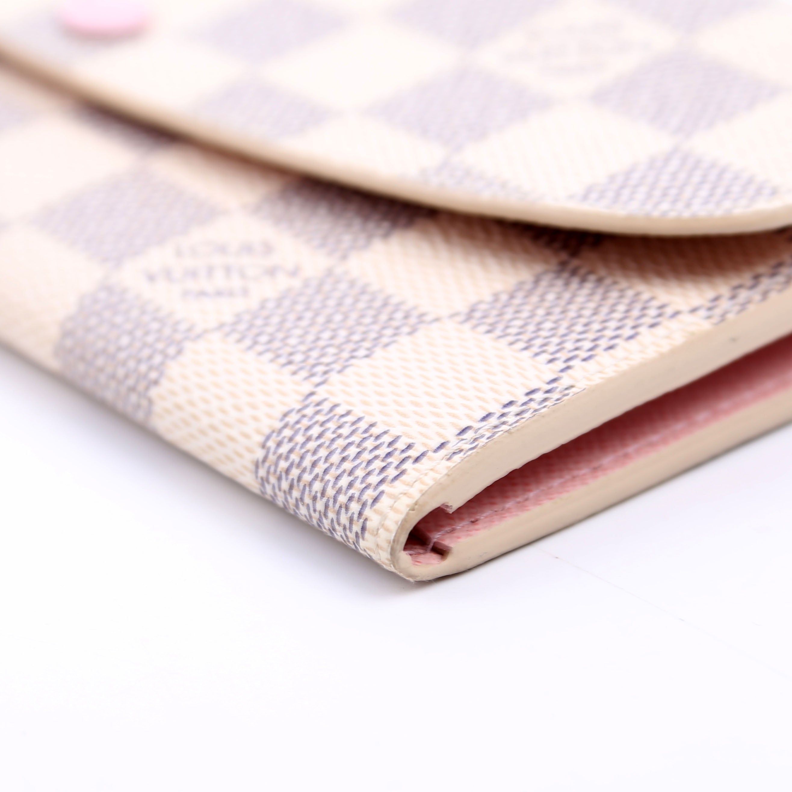 Emilie Wallet Damier Azur Newer