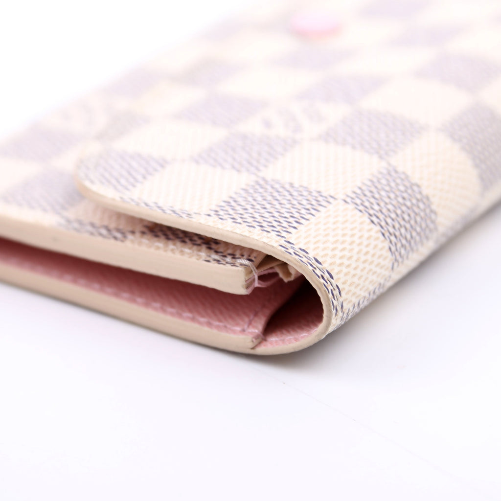 Emilie Wallet Damier Azur Newer