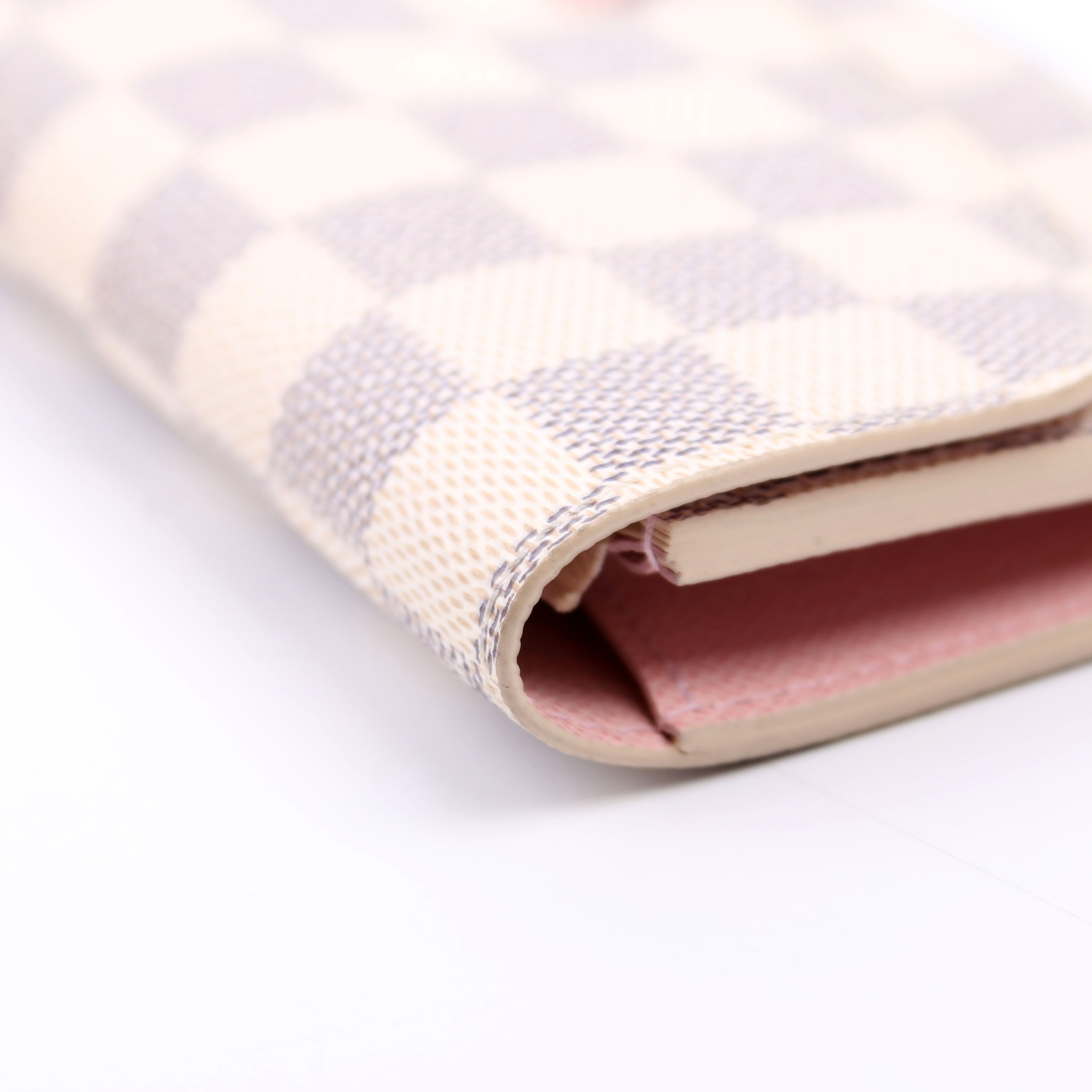 Emilie Wallet Damier Azur Newer