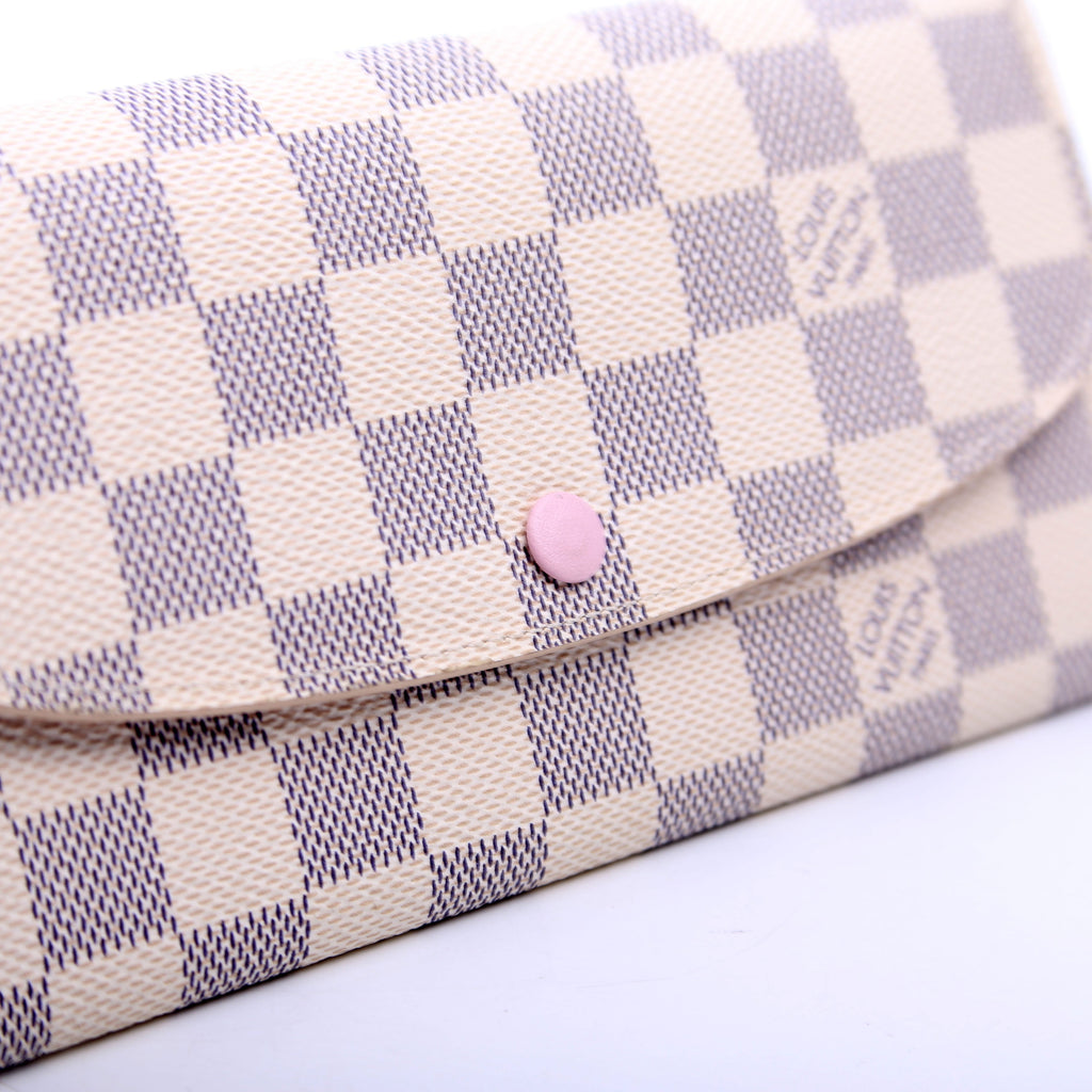 Emilie Wallet Damier Azur Newer