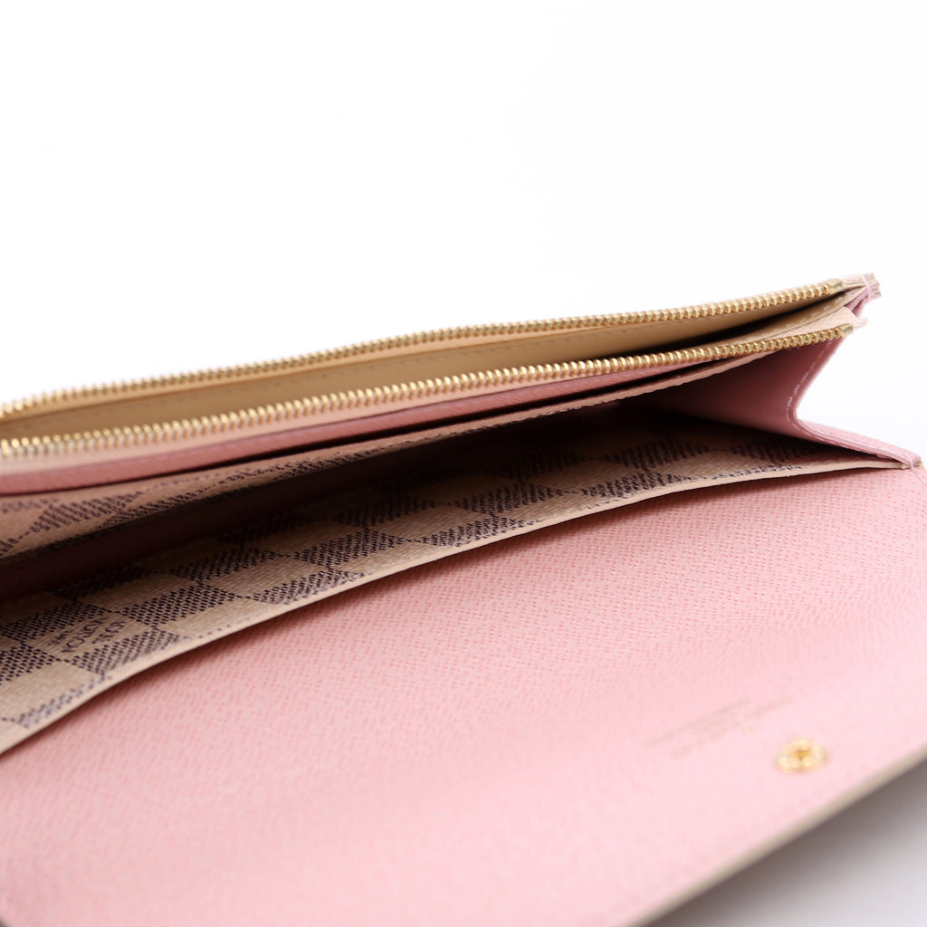 Emilie Wallet Damier Azur Newer