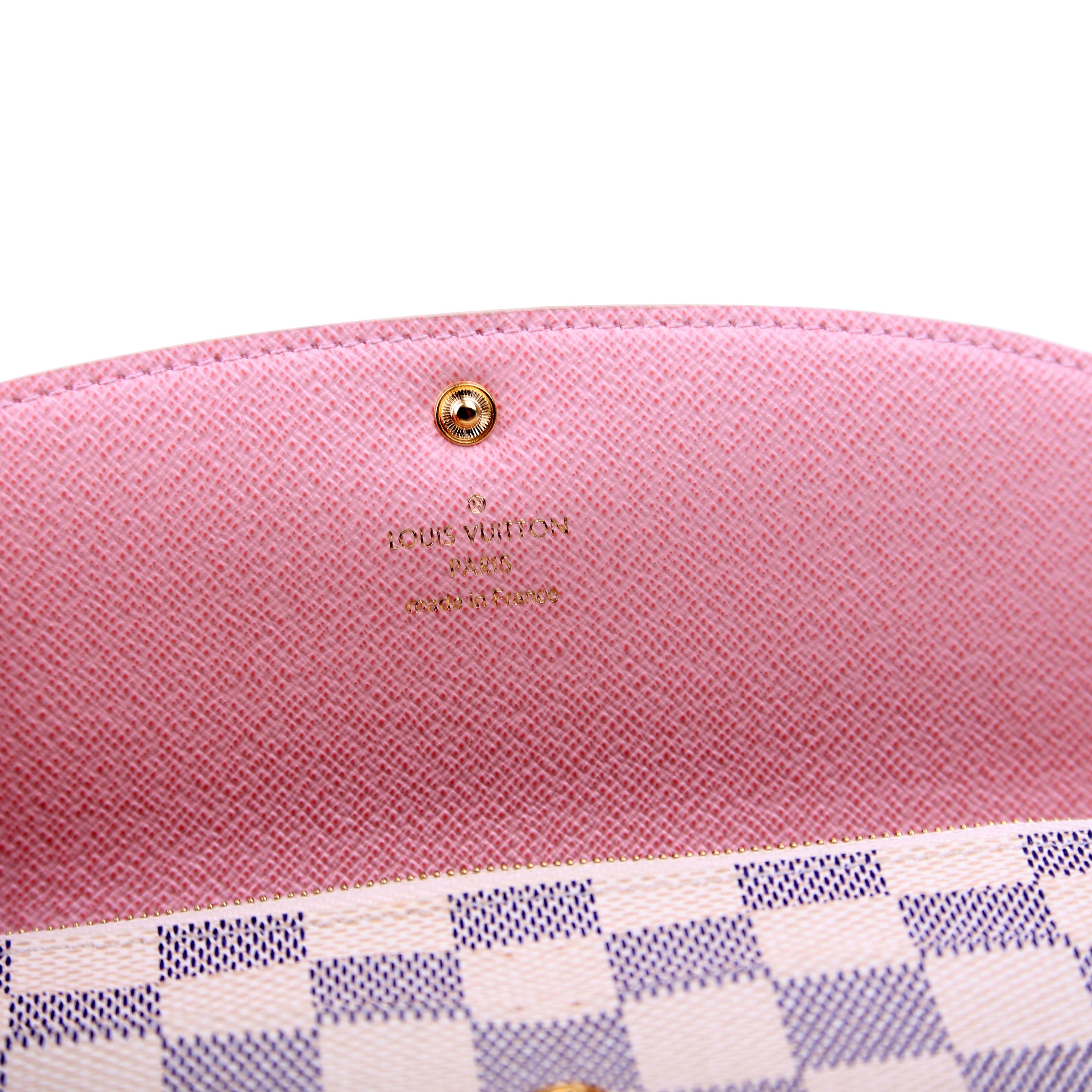 Emilie Wallet Damier Azur Newer