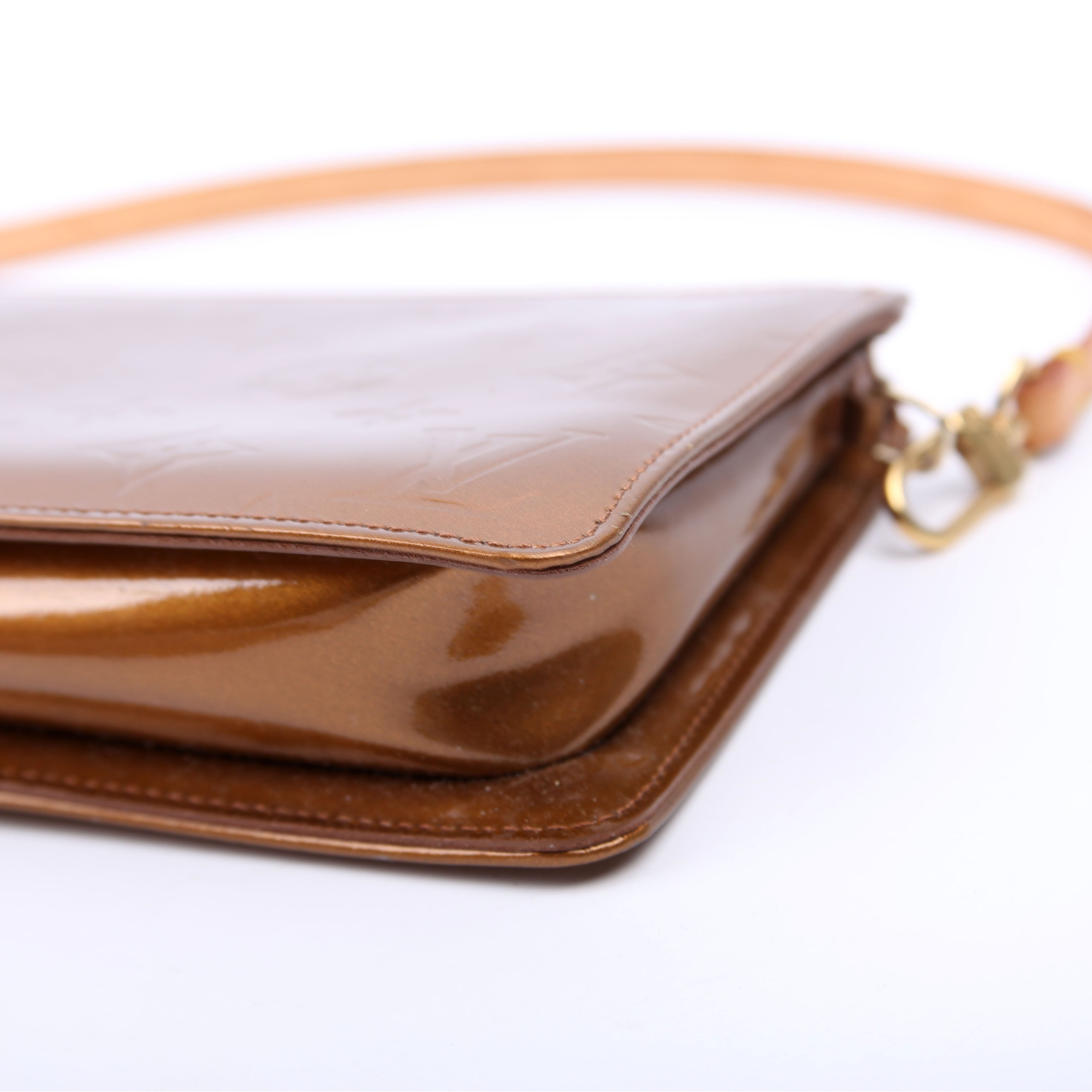 Pochette Lexington Vernis Bronze
