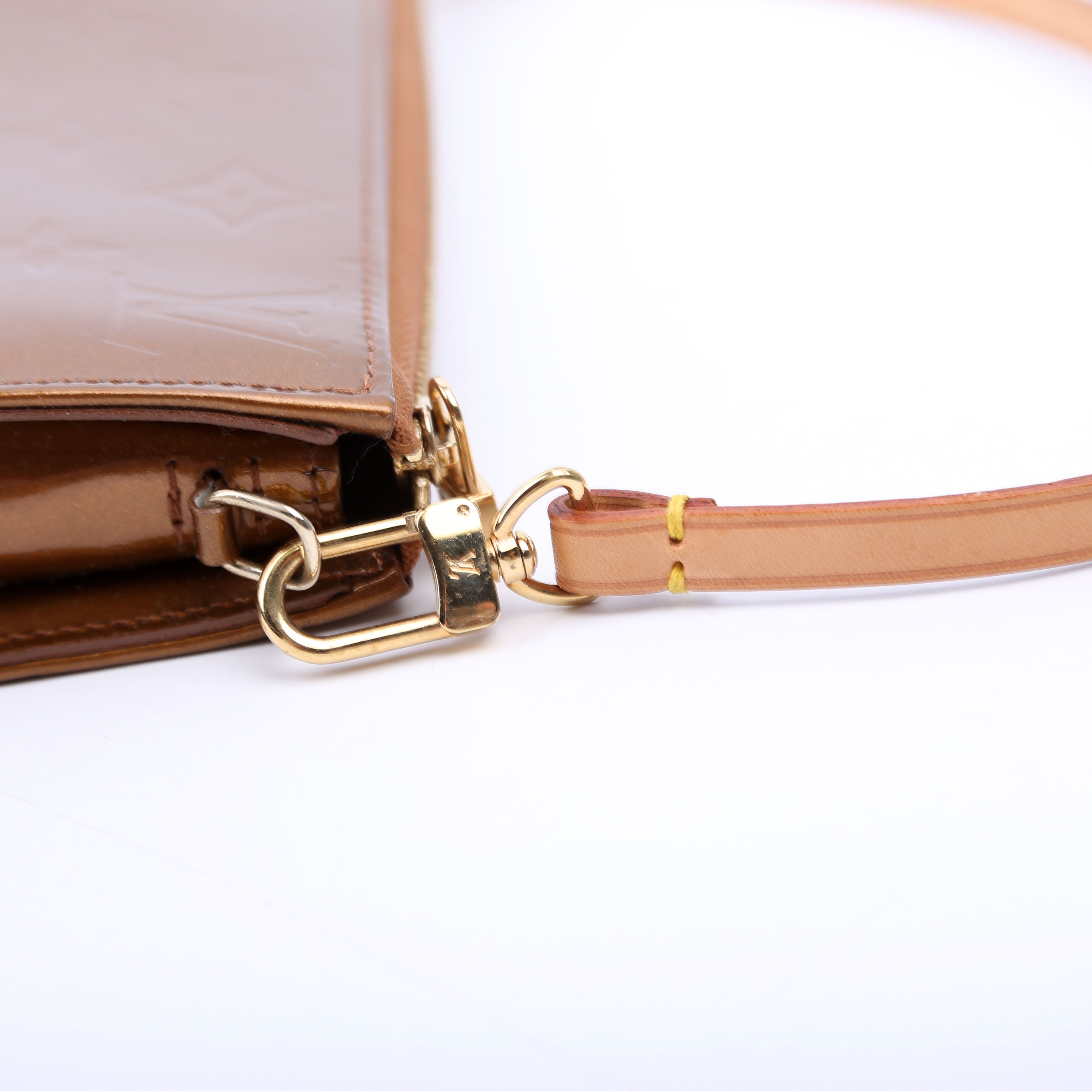 Pochette Lexington Vernis Bronze