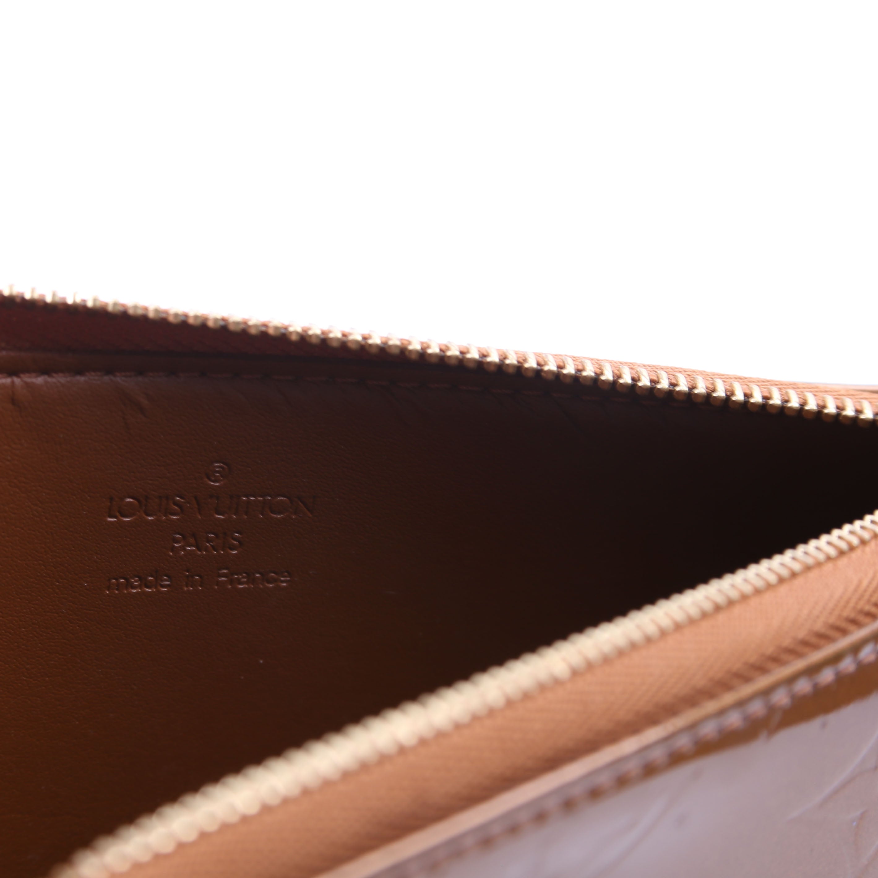 Pochette Lexington Vernis Bronze