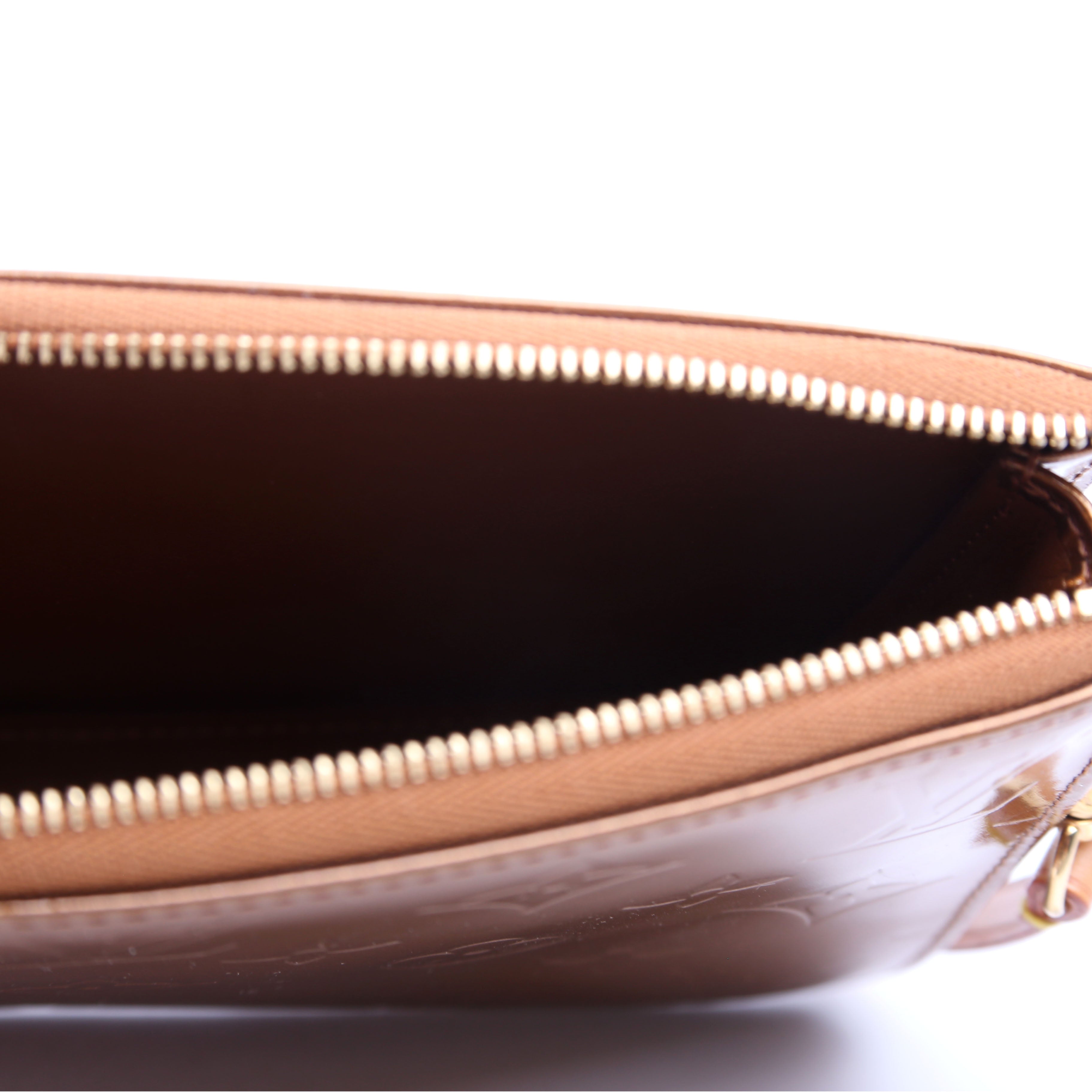 Pochette Lexington Vernis Bronze