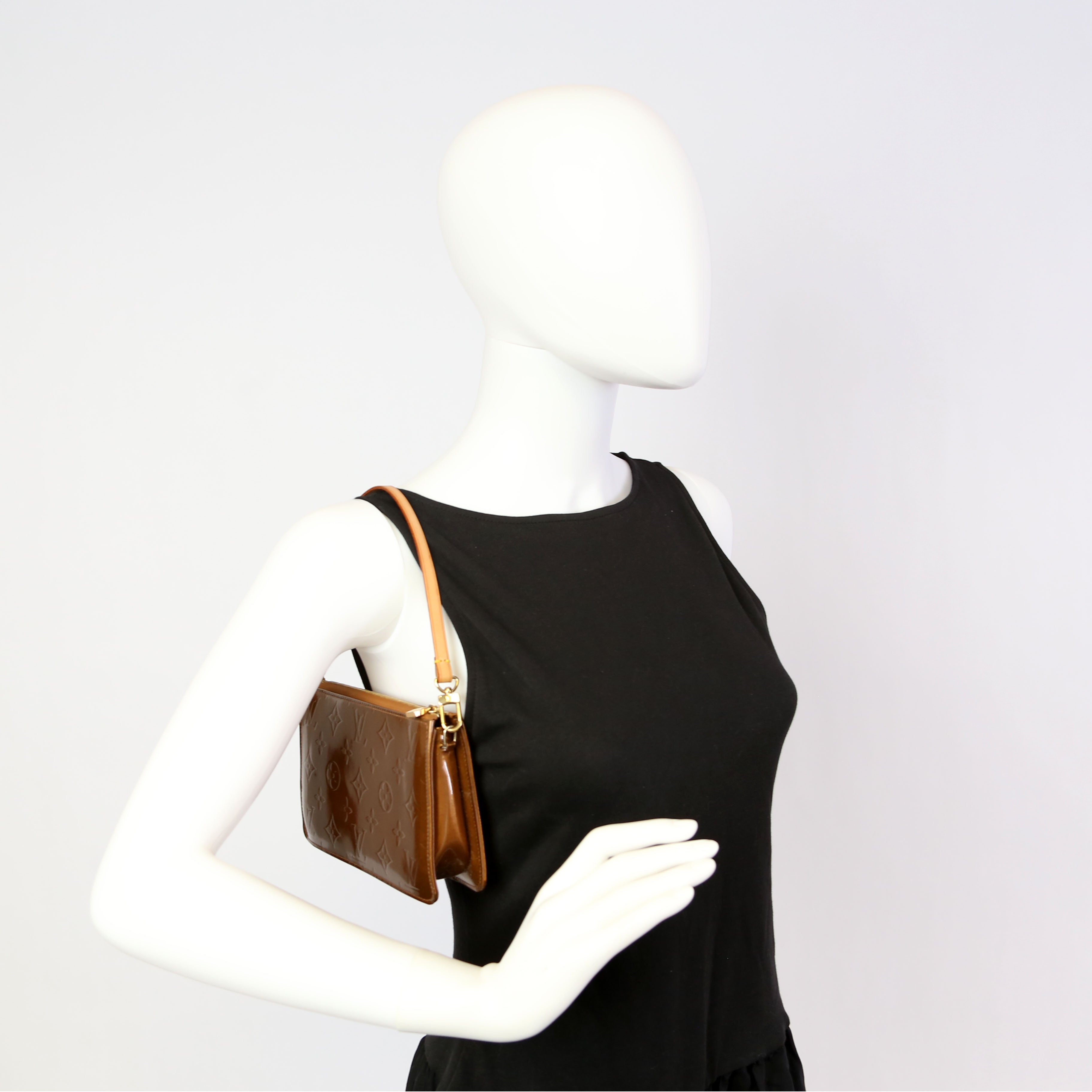 Pochette Lexington Vernis Bronze