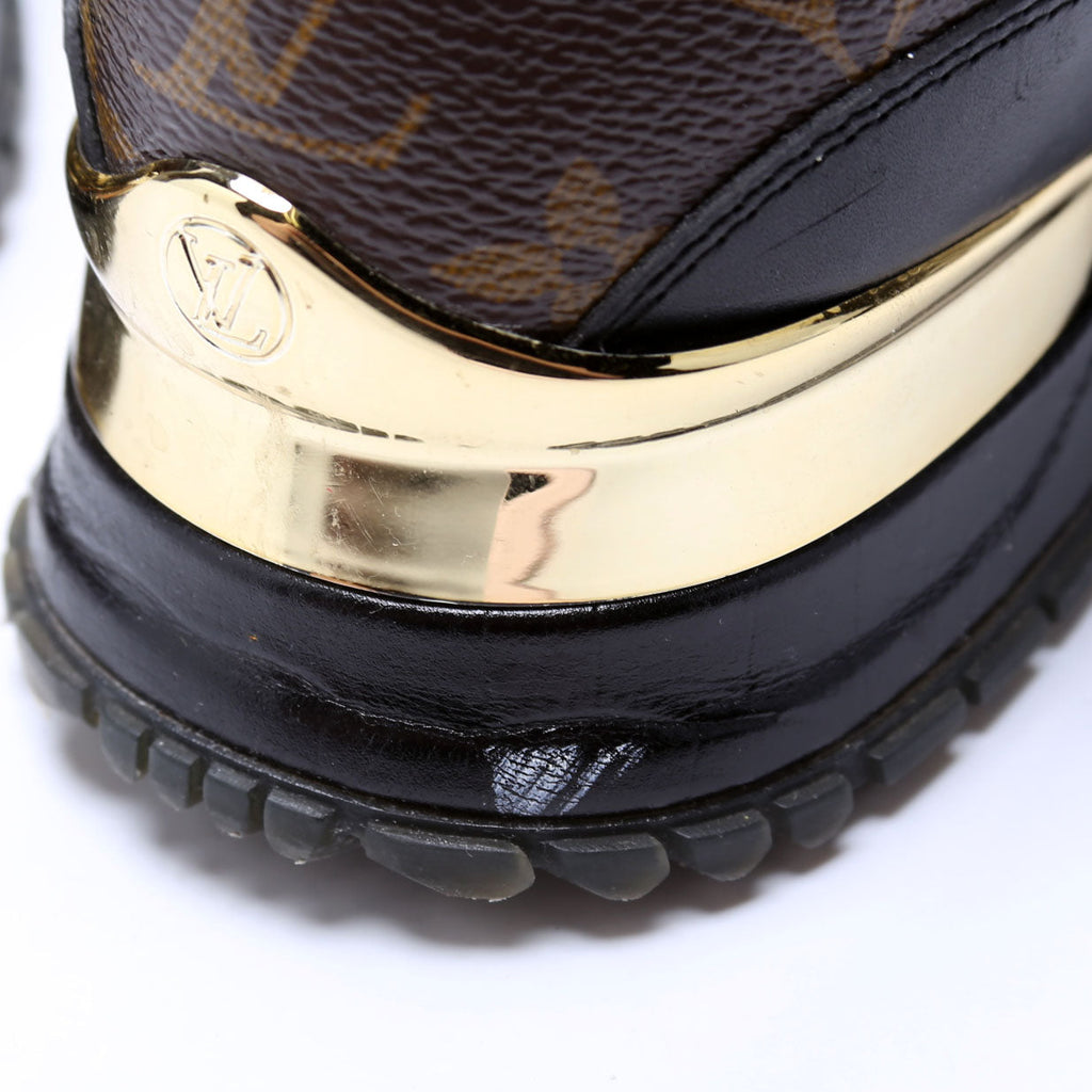Run Away Shearling Monogram Sneakers Size 40