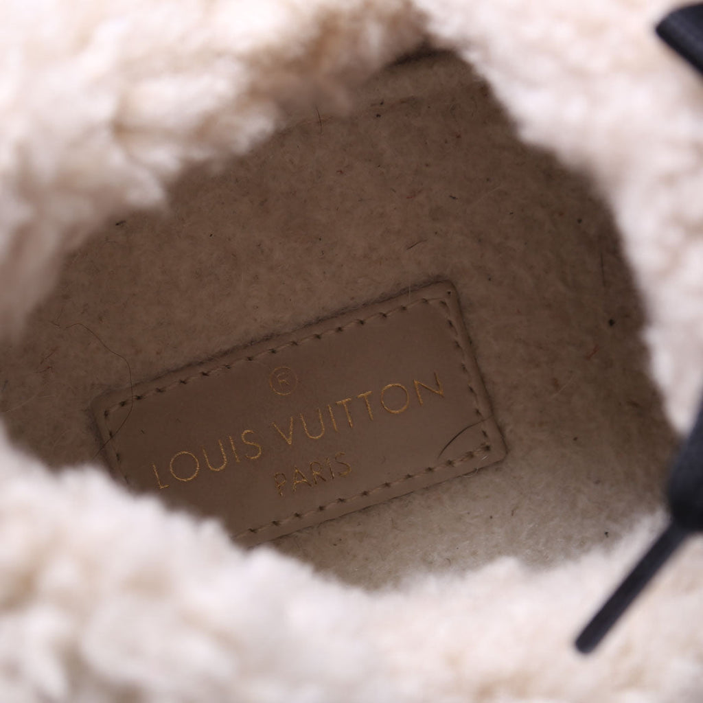 Run Away Shearling Monogram Sneakers Size 40