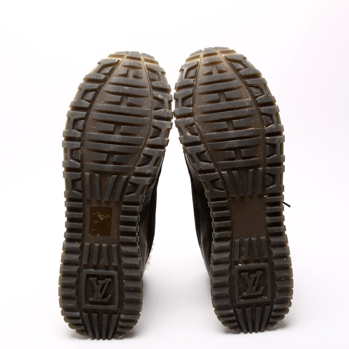 Run Away Shearling Monogram Sneakers Size 40