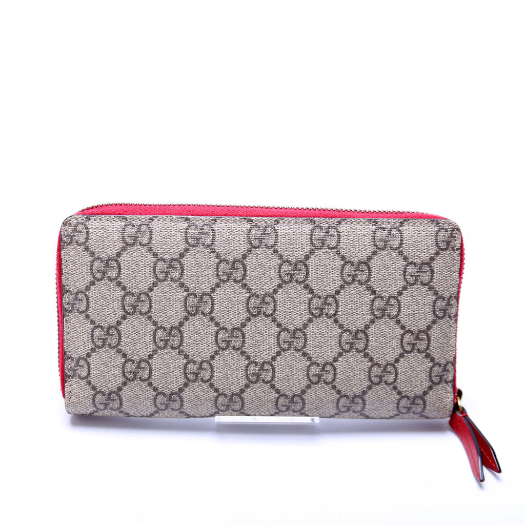 476049 GG Supreme Cherry Wallet Red