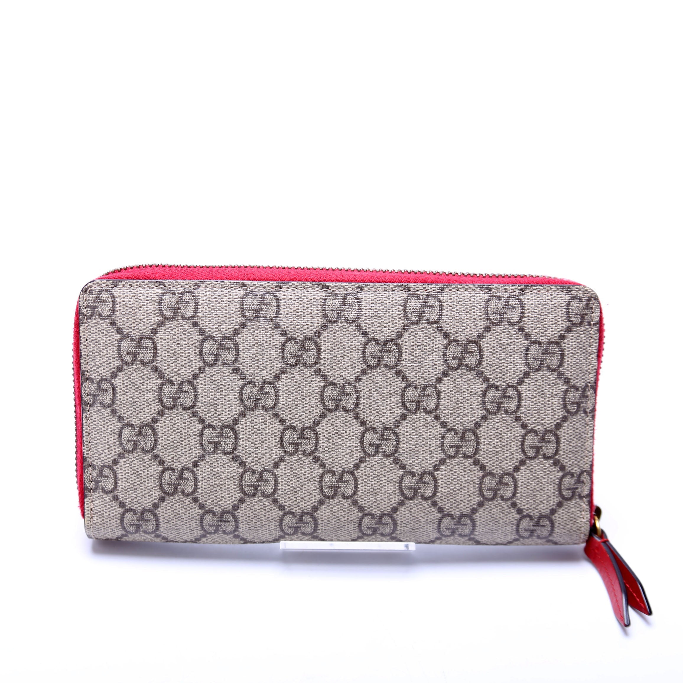 476049 GG Supreme Cherry Wallet Red