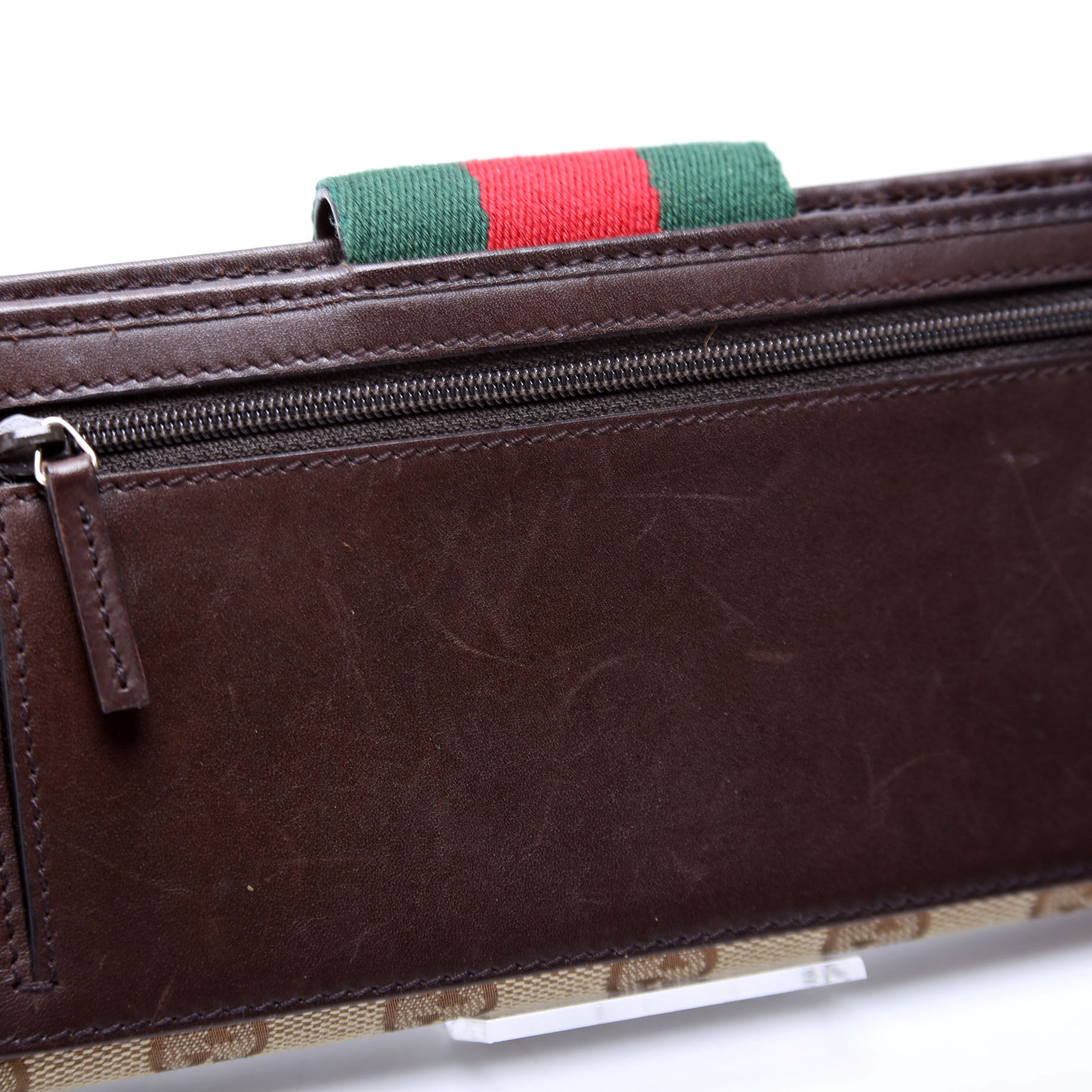 181672 GG Canvas Continental Wallet Tan/Brown
