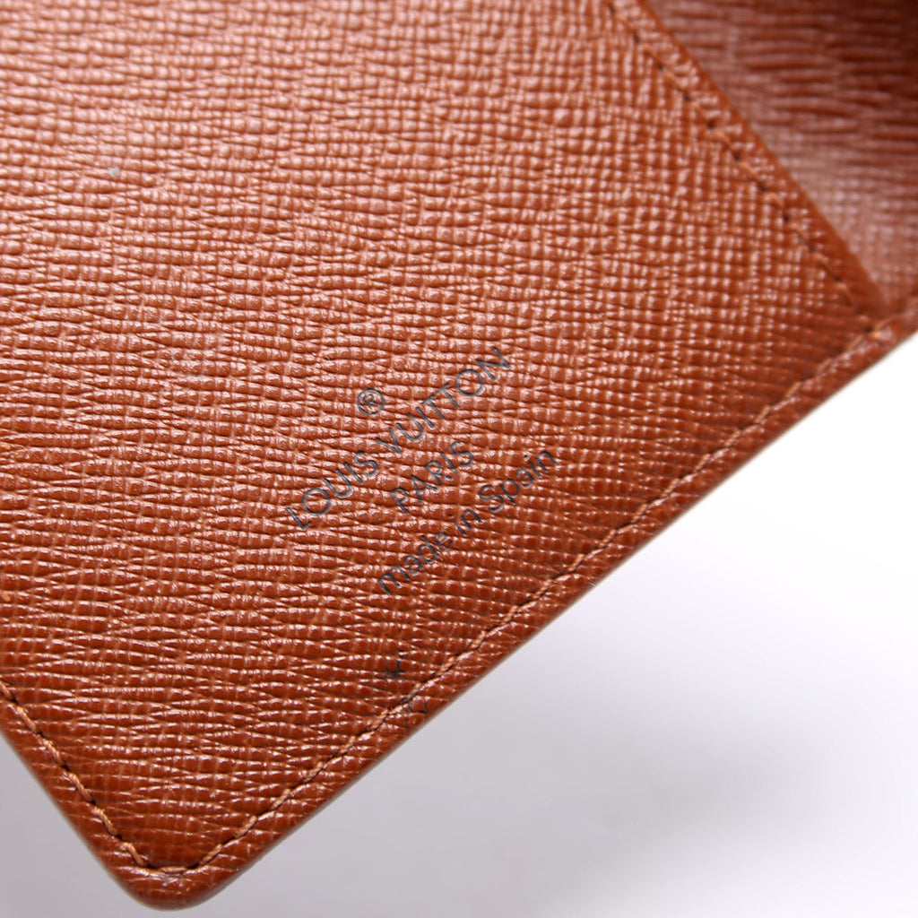 Pocket Agenda Cover Monogram