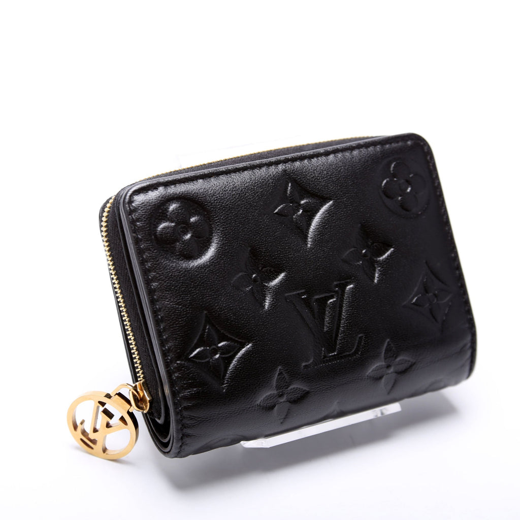 Lou Coussin Wallet Lambskin Black