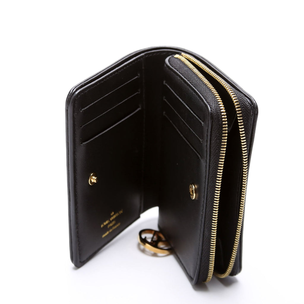 Lou Coussin Wallet Lambskin Black
