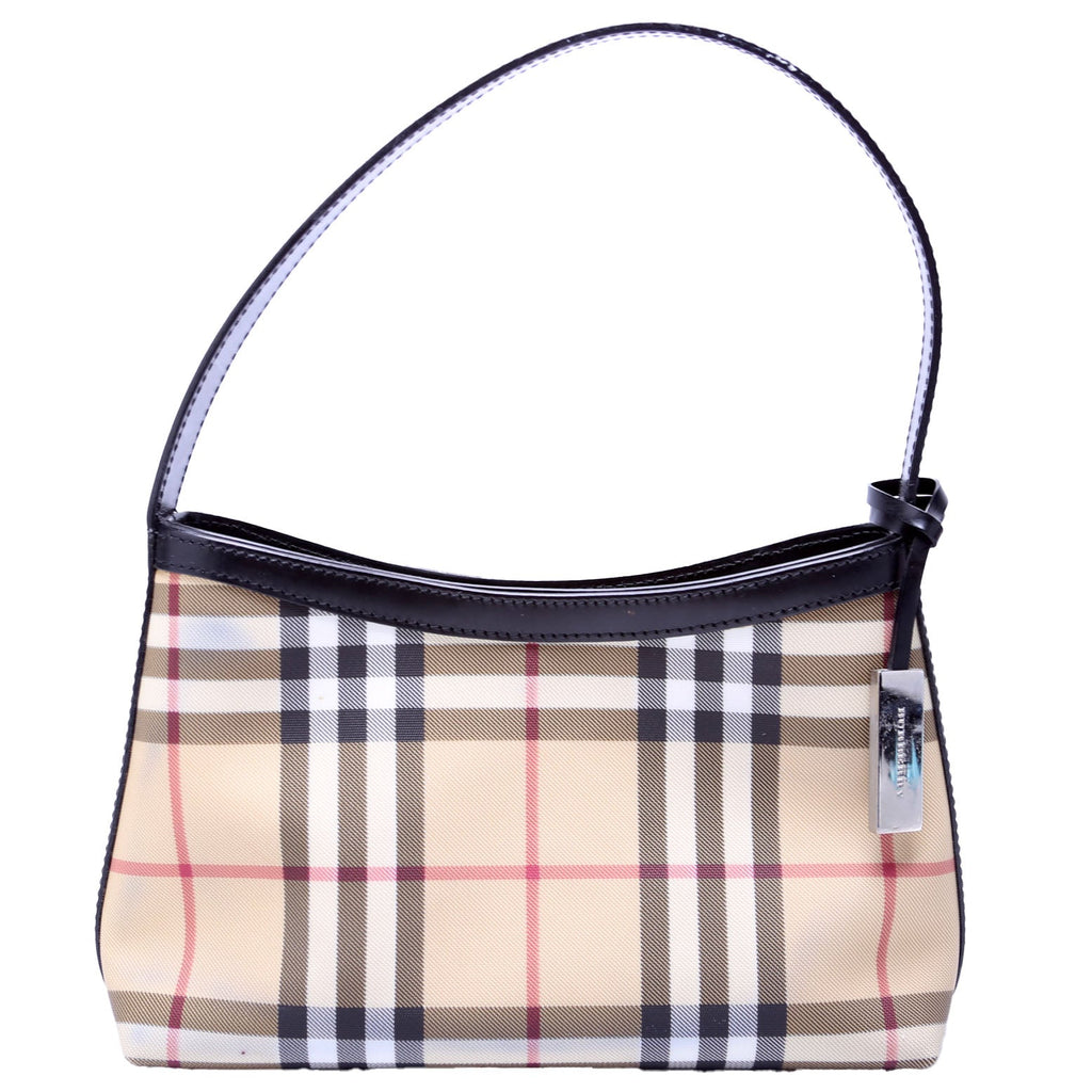 Vintage Check Shoulder Bag Beige/Black