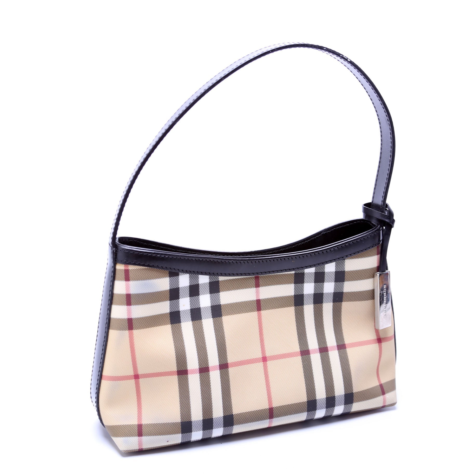 Vintage Check Shoulder Bag Beige/Black