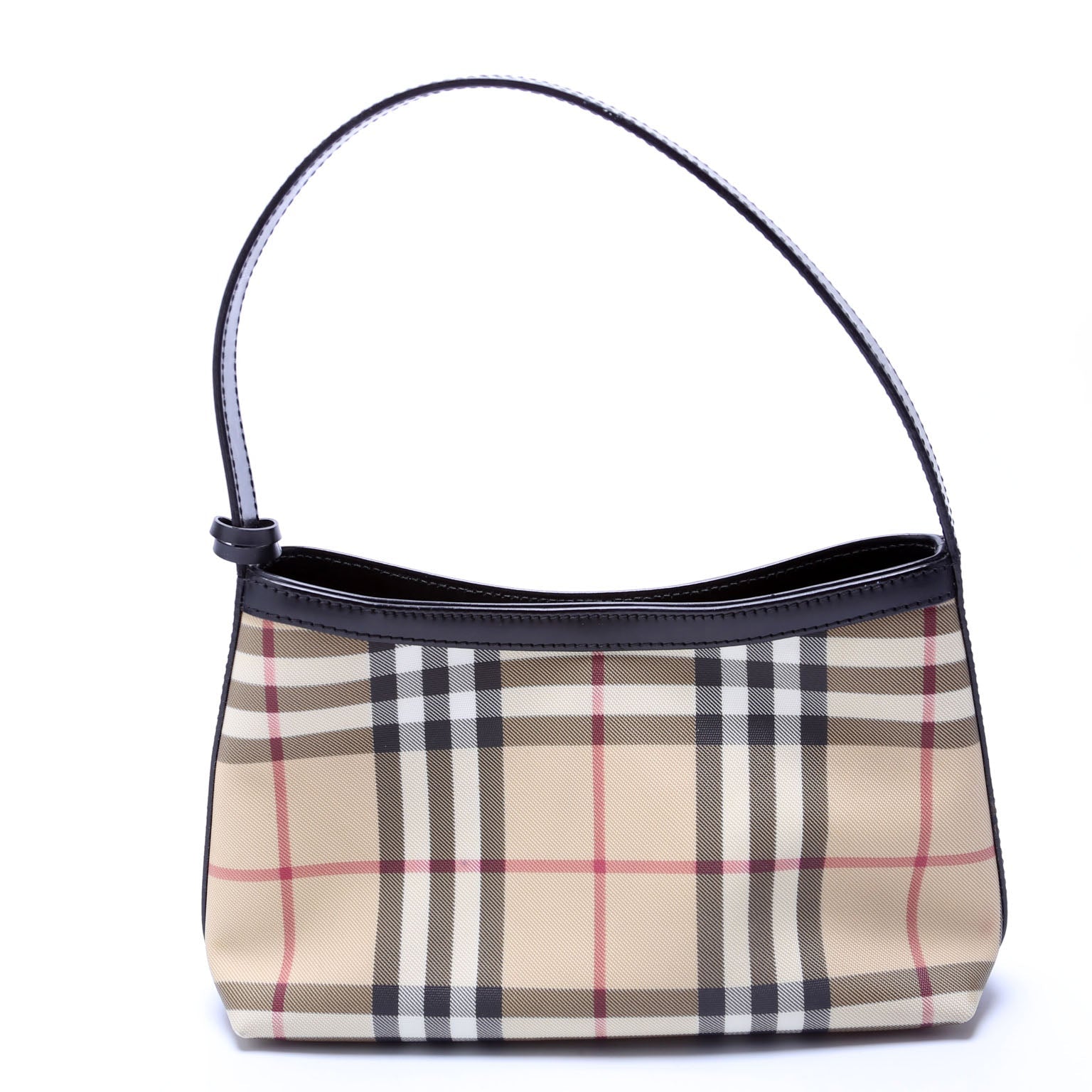 Vintage Check Shoulder Bag Beige/Black