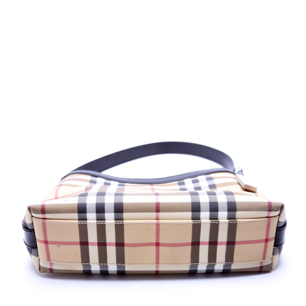 Vintage Check Shoulder Bag Beige/Black