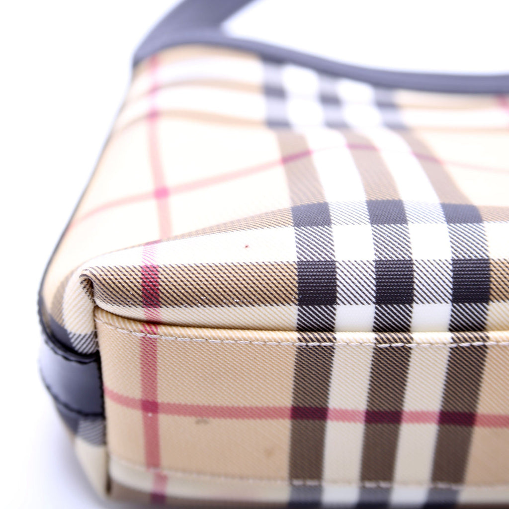 Vintage Check Shoulder Bag Beige/Black