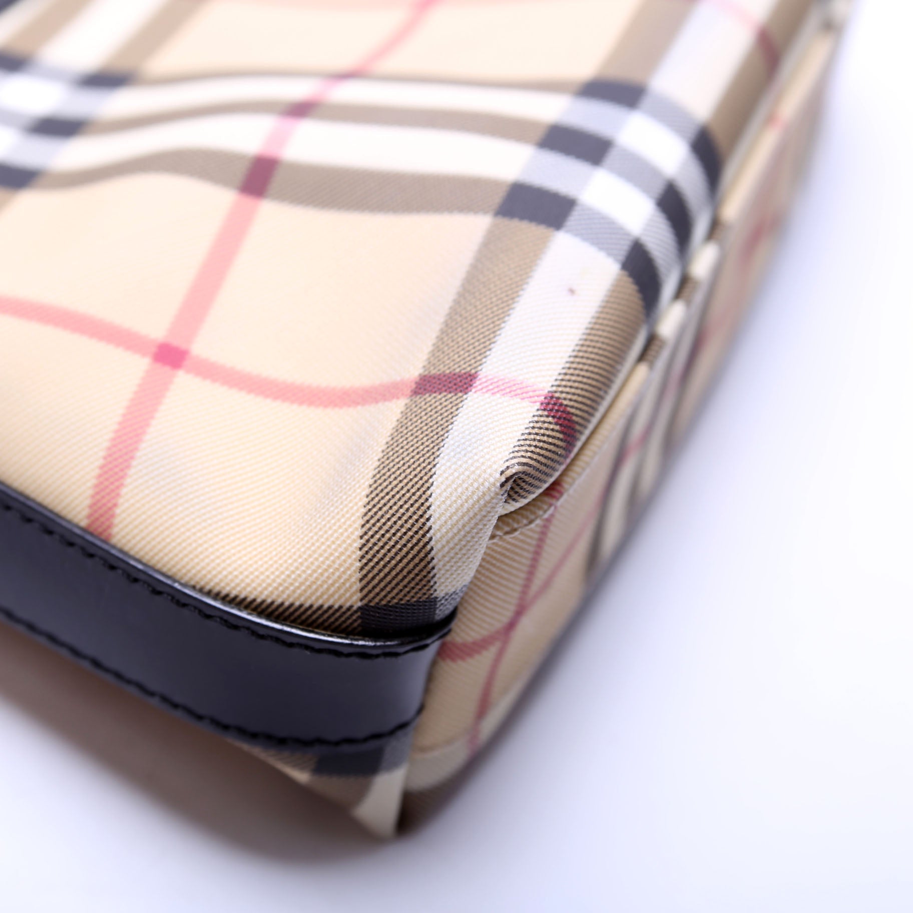 Vintage Check Shoulder Bag Beige/Black