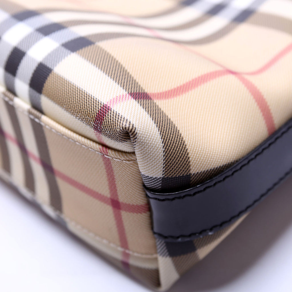Vintage Check Shoulder Bag Beige/Black