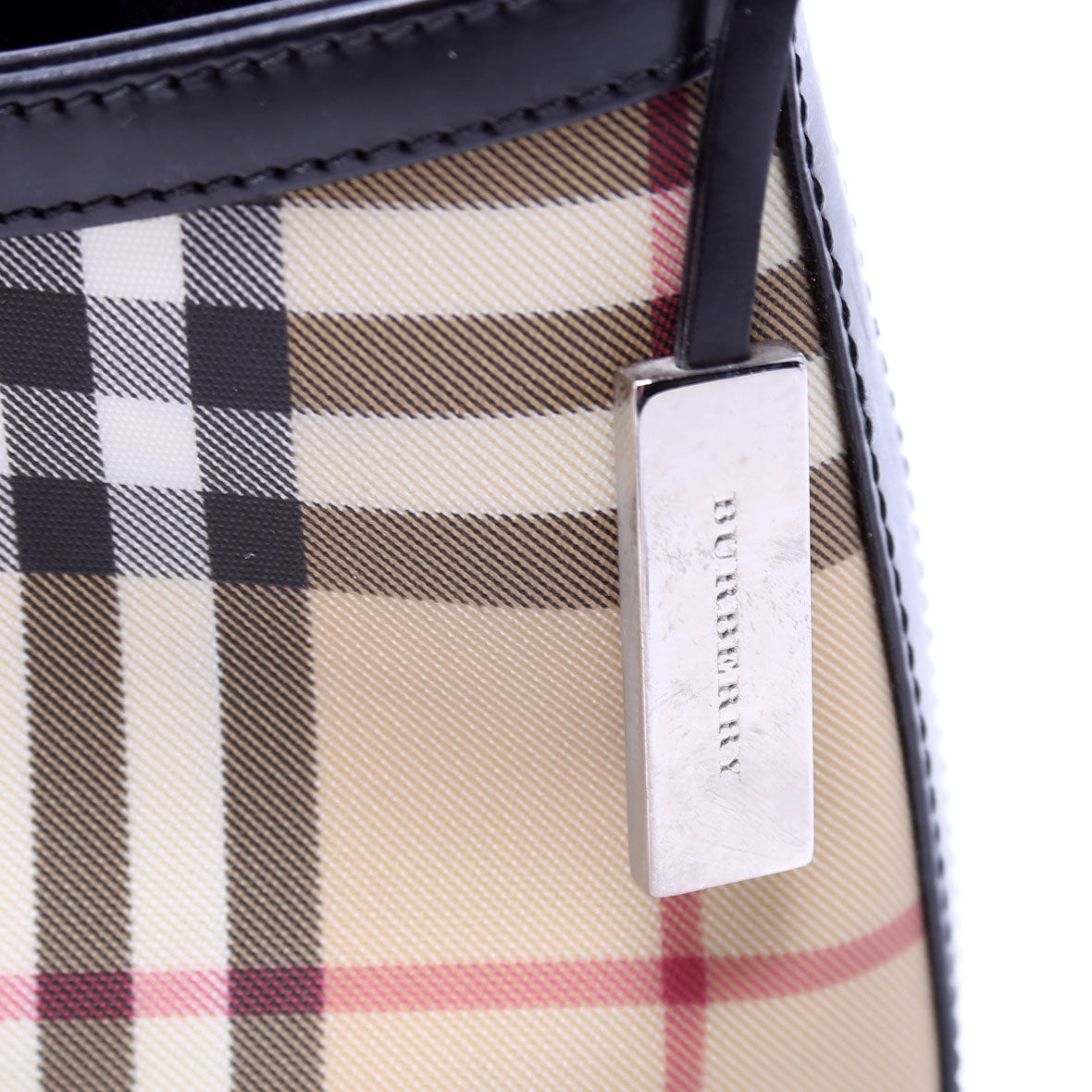 Vintage Check Shoulder Bag Beige/Black