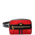 Gucci 517076 Mini Ophidia Suede Belt Bag Red