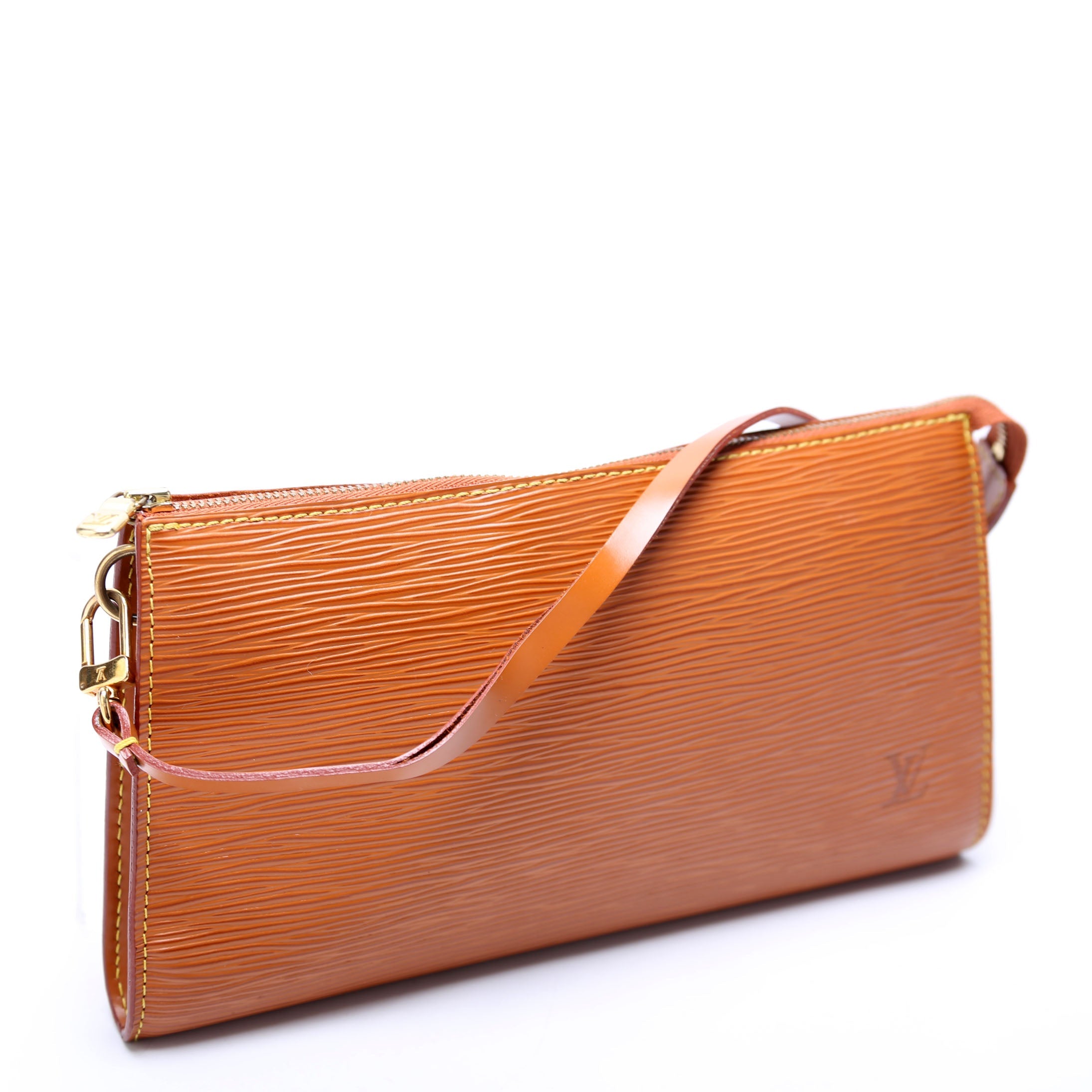 Pochette Accessories Epi Brown