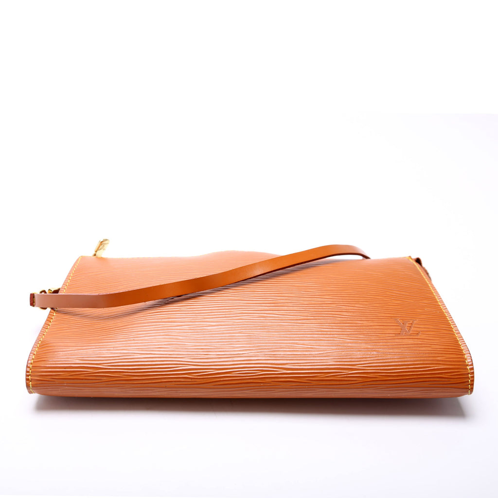 Pochette Accessories Epi Brown