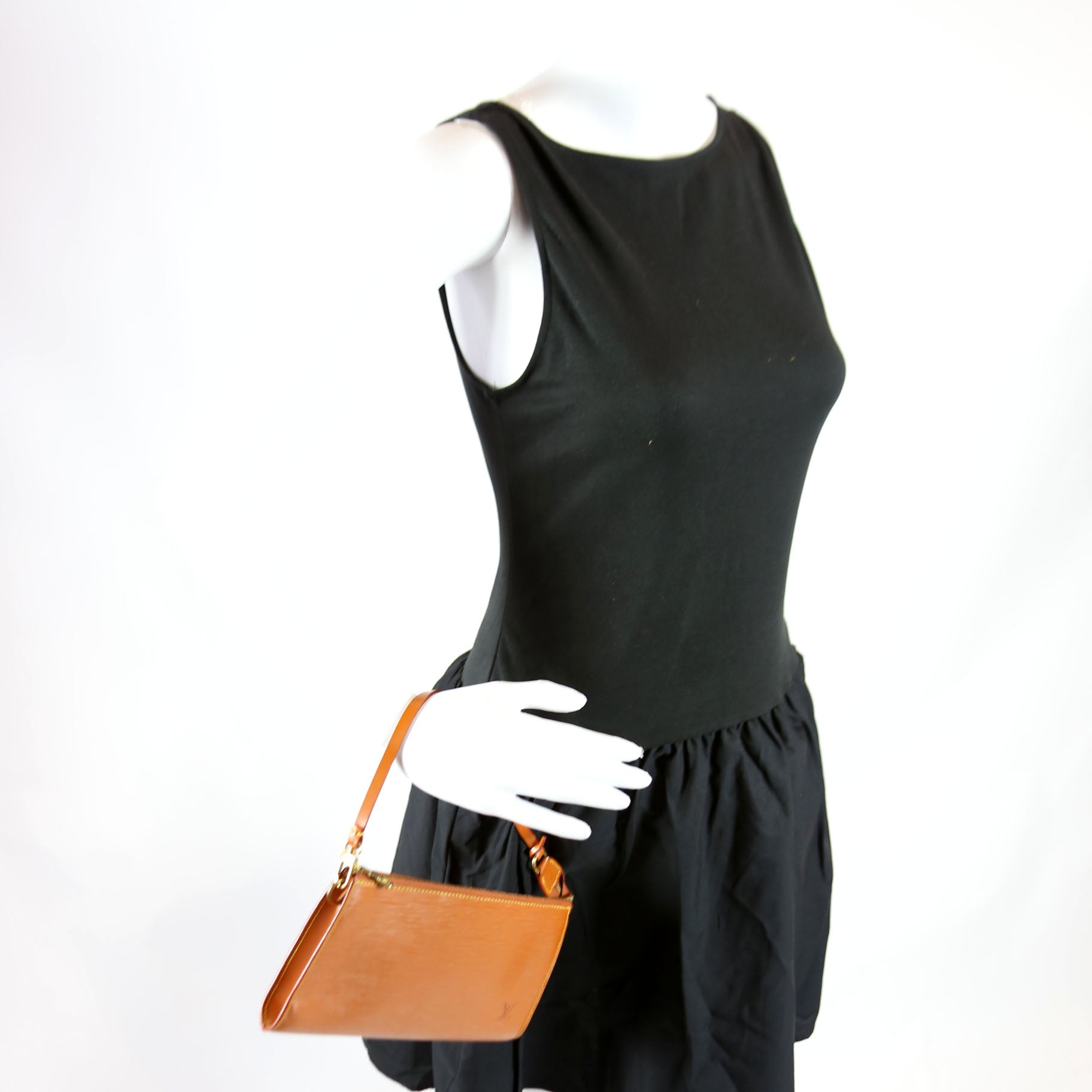 Pochette Accessories Epi Brown