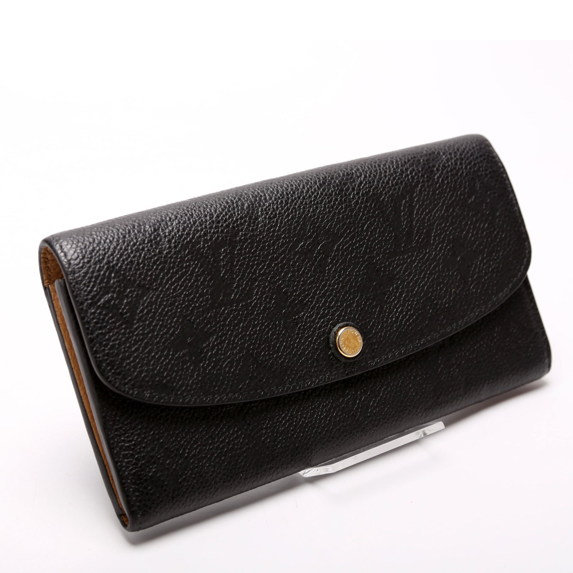 Emilie Wallet Empreinte Black
