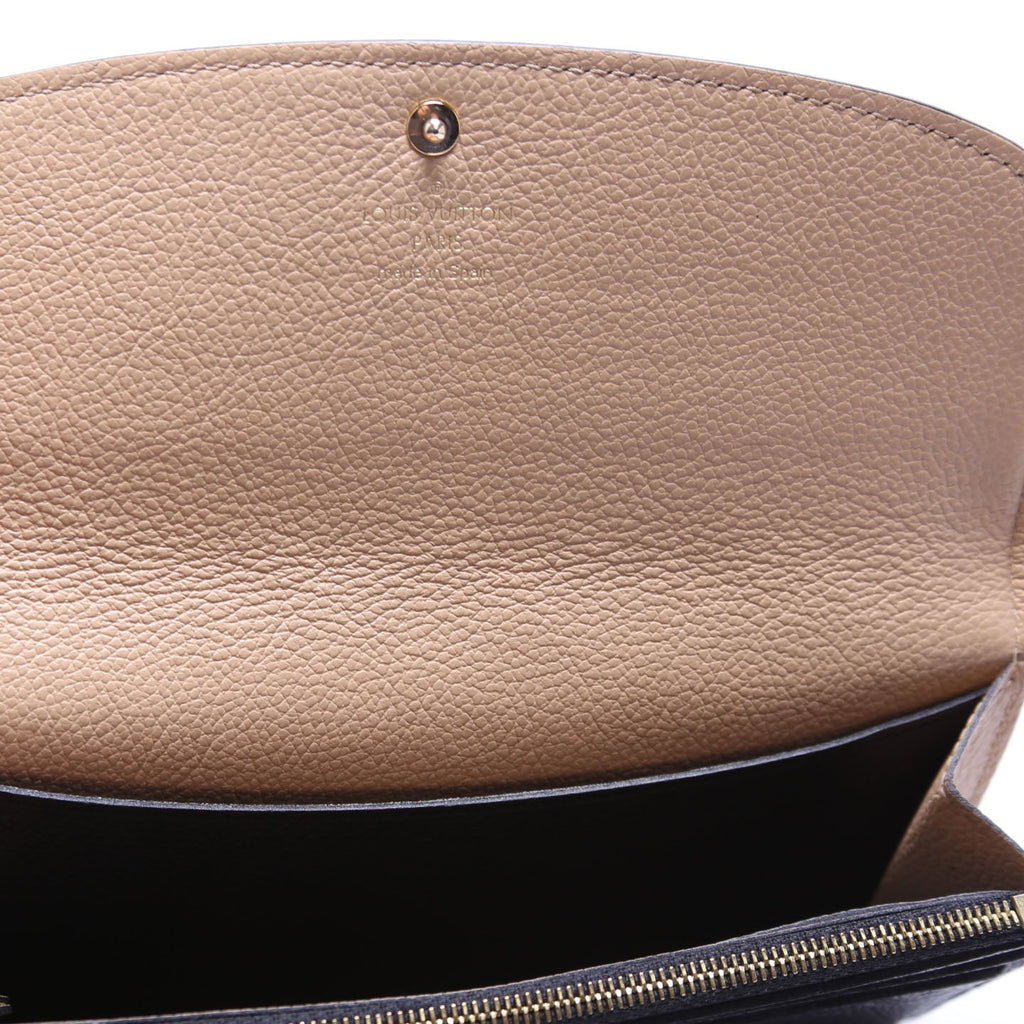 Emilie Wallet Empreinte Black